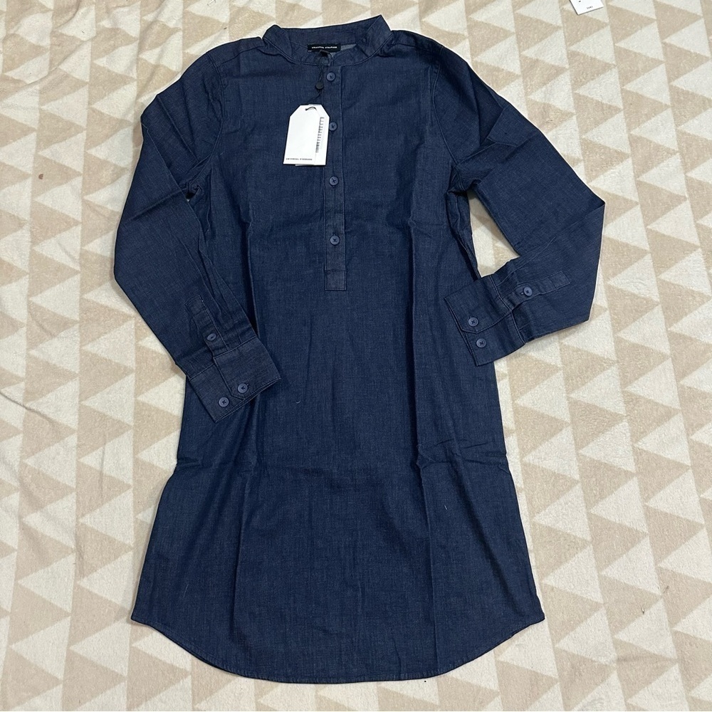 Universal standard Hannah denim shirt dress long sleeve